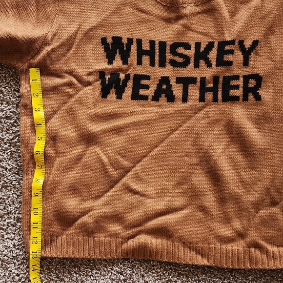 NEW PANACHE whiskey weather sweater in brown - Picture 7 of 10